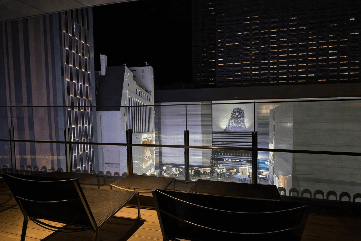 Godzilla View from Terrace